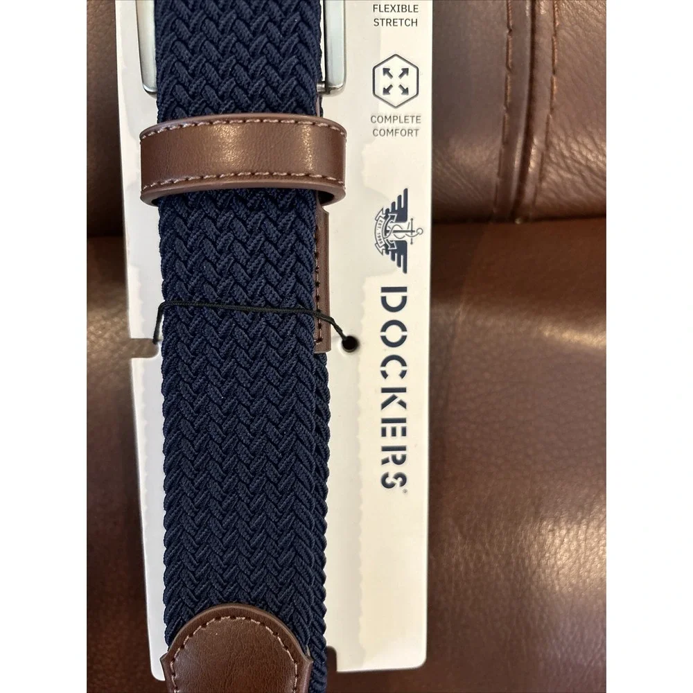 Dockers Fabric Weave Belt Stretch Large/XL Pant 42